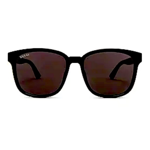 ** New ** - Gucci Unisex Logo Wayfarer in Shiny Black - Picture 2 of 7